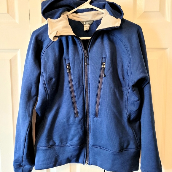 MEC womens jacket Medium Slipstream Jacket Hoodie Polartec - Picture 1 of 7